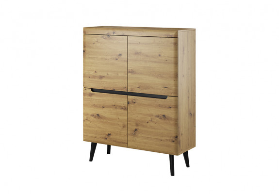 Modern Holz Kommode Sideboard Kommoden Wunnzëmmer Schaf 107cm