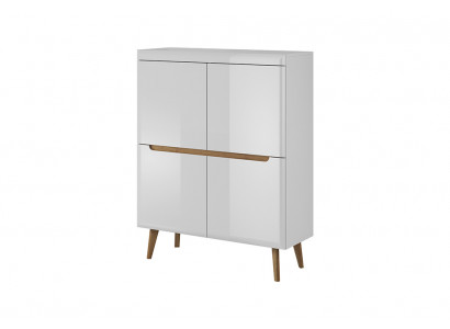 Modern Holz Kommode Sideboard Kommoden 107cm XXL Low Boards