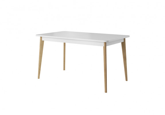 Modernes Holzdësch Iessdësch Dësch Holz Dëscher 140/180cm Iess Zëmmer Auszéibar