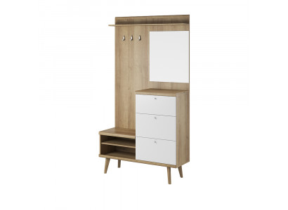 Garderob Garderobenset Flur Garderoben Diels Set Stockage