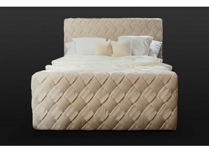 Luxus Better Modern Bettgestell 180x200 cm Design Schlofzëmmer Miwwelen Kappdeel