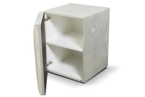 Schlofzëmmer Set Bett Nuetsdësch 3 Stéck Design Modern Luxus Better Gro