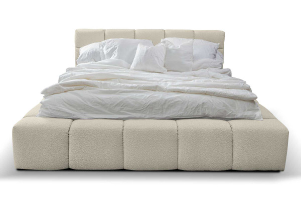 Bett Luxus Schlofzëmmer Bettrahmen Polster Design Luxus Duebel Hotel Better Wäiss
