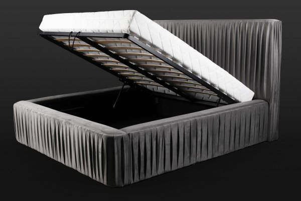 Luxus Schlofkummer Duebelbetter Koppel Textilbett Hotelgestell Miwwelen