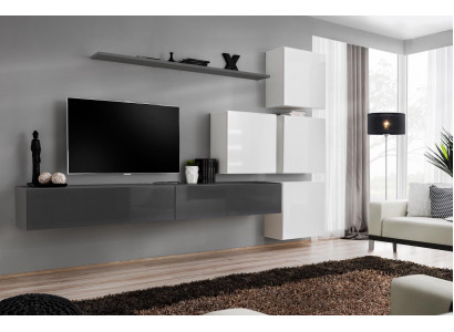 Gréng Mauerregal TV Stänner Luxus Komplett Stil Modern Wunnzëmmer Nei Ariichtung