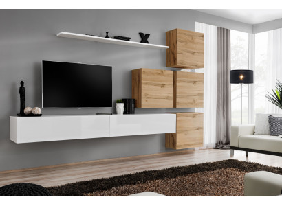 Design Wunnwand Sideboard 4x Mauercloset rtv Garnitur 7 Deeler Set Komplett