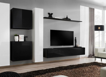 Wunnzëmmer Schief Set 4stéck Grupp Garnitur Schaf 4stéck. Holz Miwwelen Regal