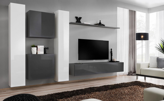 Grou Wandsschaf Wunnzëmmer Wand Regal Design Wand Schaf Modern Ariichtung