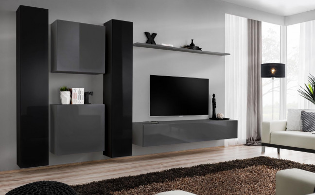 Designer Wunnwand Gro Wohnzimmermiwwelen 4x Wandschaf Wand Regal Komplett