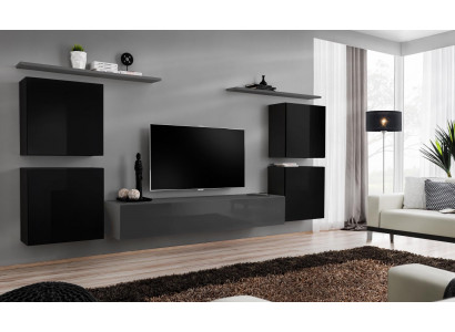 Luxus Set Regal Wunnwand Holzmoublen Komplett 4x Wandschaf Sall Nei