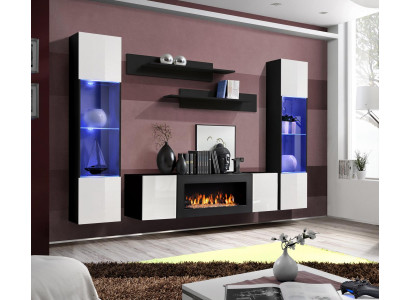 Luxus Wunnwand Wunnzëmmer Modern Designer Hänkvitrinn Sideboard Ariichtung