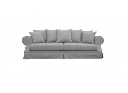 Gro Dreisëtzer Sofa Stoff Wunnzëmmer Design Couchen Polstersofa Nei Kreativ