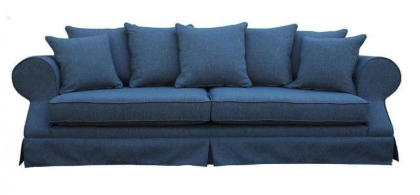 Gro Dreisëtzer Sofa Stoff Wunnzëmmer Design Couchen Polstersofa Nei Kreativ