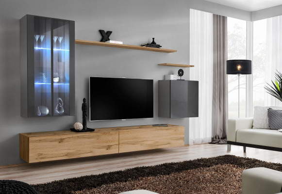 Designer Komplett Luxus Garnitur Wunnzëimmermiwwelen Regal Stil Modern Sideboard