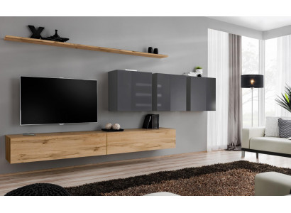 Brong Wunnwand Wunnzëmmer Wandamarschall Wand Regal Schaf Designer Ariichtung