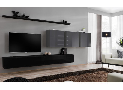 Design Wonwand TV-Stänner 3x Mauereschaf TV-Stänner Lowboard Ariichtung 7 Deeler
