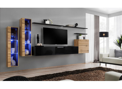 Luxus Miwwelen Wunnwand Säitestull Designer Wandschaf Ariichtung TV-Stänner
