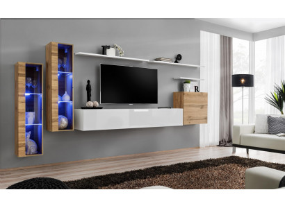 Luxus TV-Stänner Wunnzëmmer Ariichtung RTV Lowboard Designer Modern Wunnmauer
