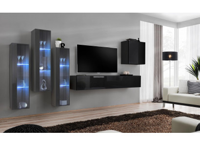 Designer Wunnwand Ariichtung Mauer Schaf Wunnzëmmer Miwwelen Holz Modern