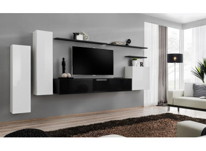 Wohnwand Wandschaf Schaf TV-Ständer Sideboard Regal Wunnzëmmer Ariichtung