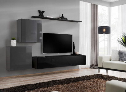 Wunnwand Hänkschaf Modern Design Wunnzëmmer Luxus Miwwelen Wand Regaler