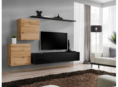 Designer Wunnwand Wunnzëmmermiwwelen Wandregaler Luxus TV-Stänner Sideboard Modern