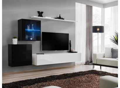 Wunnzëimmer Miwwelen Designer Modern Wunnwand 260cm Luxus Sideboard Garnitur