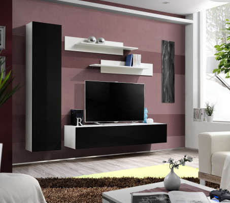 Luxus Wunnwand Designer TV-Stänner Sideboard Ariichtung Wunnzëmmer 4-stéck Set