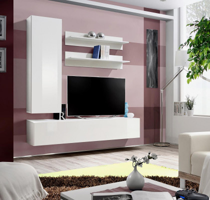 Designer Ariichtung Wäiss Wunneng Luxus Holzmobiliar Komplett Wandschaf