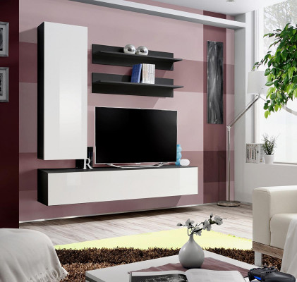 Luxus TV-Ständerliewen Zëmmer RTV Lowboard Designer Mauerregaler Wunnwand Nei