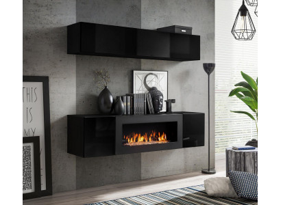 Bywand Komplett 2-deelech. Sideboard Luxus Héichglanz Ariichtung Modern Designer