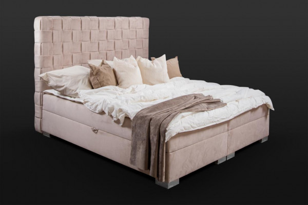Beige Schlofkummer Better Polster Bett Chesterfield Textilstoff Nei