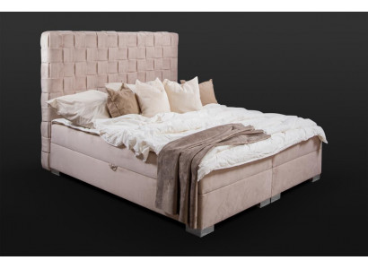 Beige Schlofkummer Better Polster Bett Chesterfield Textilstoff Nei