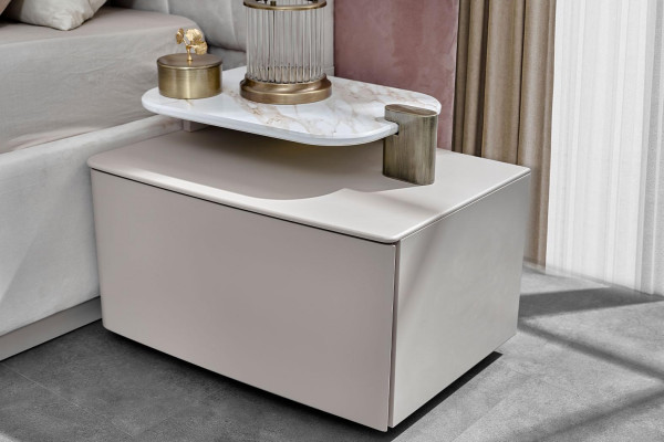 Komplett Schlofkummerméiwel Duebelbett Bett Wäiss Luxus Set 7 Stéck Holz