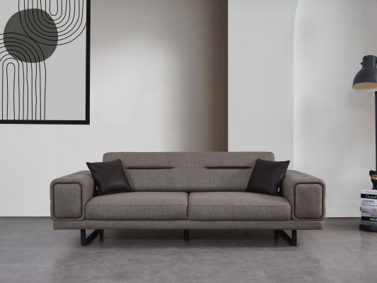 Luxus Sofa Set 2-Deeler Fautëuil Luxus Sofa Couch Dräisiichter Wunnzëmmer Ariichtung