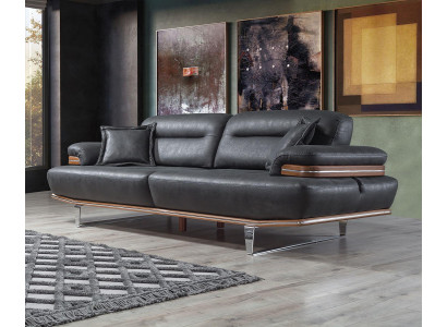 Wunnzëmmer Sofa Canapé Modern Dräisëtzer Modern Polster Sëtz Designer