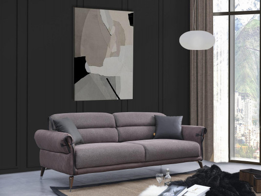 Wunnzëmmer Canapé Couch Drësëtzer Luxus Polstermoosschnëtt Ariichtung Textil Miwwelen