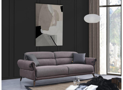 Wunnzëmmer Canapé Couch Drësëtzer Luxus Polstermoosschnëtt Ariichtung Textil Miwwelen