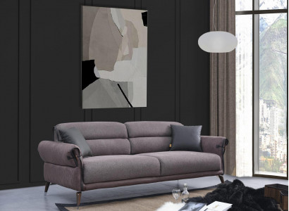 Wunnzëmmer Canapé Couch Drësëtzer Luxus Polstermoosschnëtt Ariichtung Textil Miwwelen