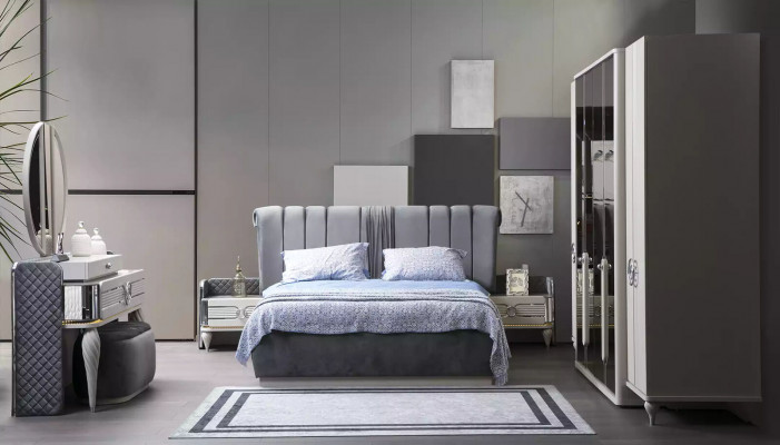 Schlofkummer Biischten-Dësch mat Spigel Luxus Neit Konsol Modernen Design