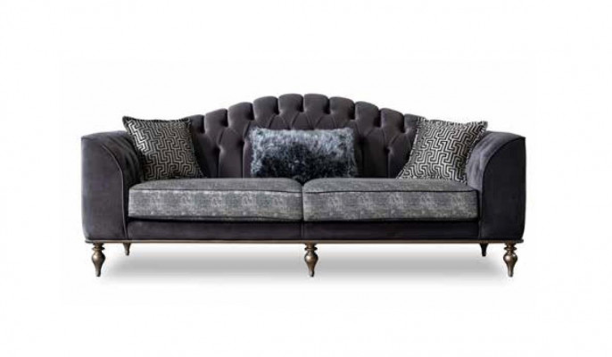 Chesterfield Sëtzgrupp Dräisëtzer Fauteuil Designer Wunnzëntrummiwwelen
