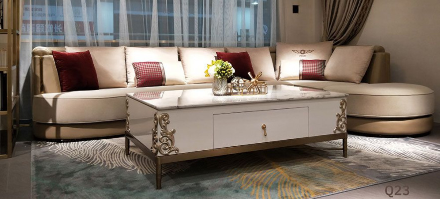 Wunnzëmmer Couchtablett Bäizetellt Dësch Design Couchtabletten Sofa Dëscher Luxus Holz
