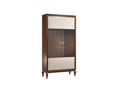 Luxus Vitrine Wunnzëmmer Miwwelen Schaf Glas Vitrinen Designer Schief Kommode