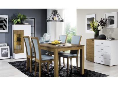 Set 4 Luxus Design Stull Polster Massiv Holz Büro Office Iesszëmmer Stull Sëtz
