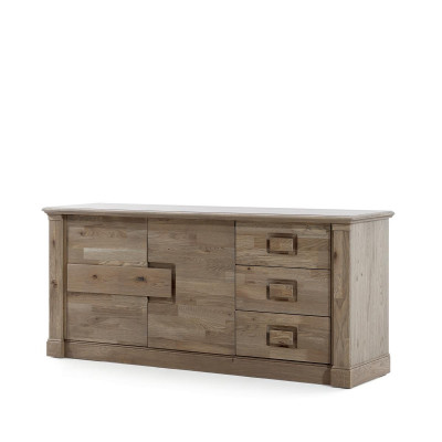 Designer Komod Sideboard Héichbord Schaf Komoden Wunnzëmmer Anrichte Holz
