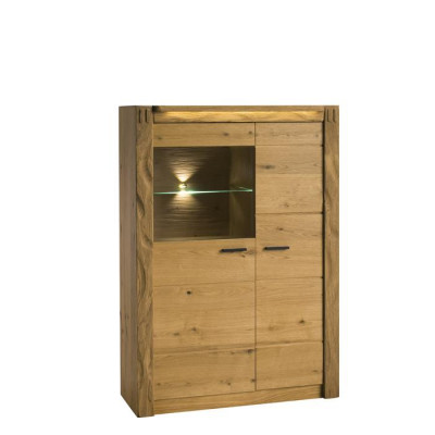 Vitrin Anrichte Schaf Regal Modern Stil Wunnzëmmer Kommoden Glas Kollektioun