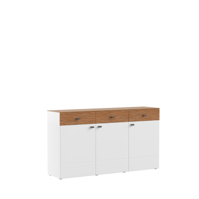 Kommod Vitrinn Kommoden Vitrine Kommodenschaf Schief Schaf 166x93cm nei