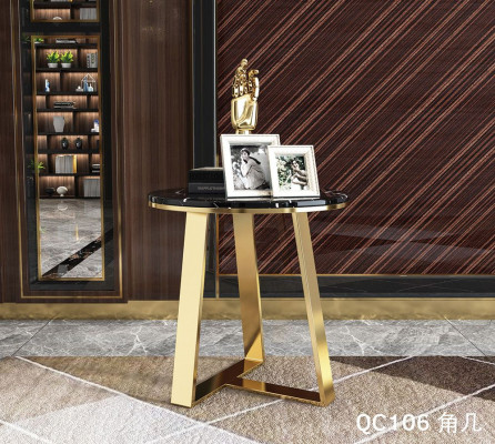 Couchtisch Luxus Design Canapé Dësch Kaffi Beistell Dëscher Wunnzëmmer Ronn Sofa
