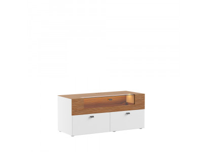 Sideboard TV Lowboard RTV xxl Schaf Dësch Moderne Wunnzëmmer Holz 125x55cm
