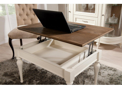 Multifunktion Couch Canapé Dësch Holz Kaffis Beistell Dëscher Design Wunnzëmmer Nei